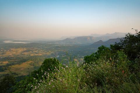Looking into the Konkan, Tamhini Ghat