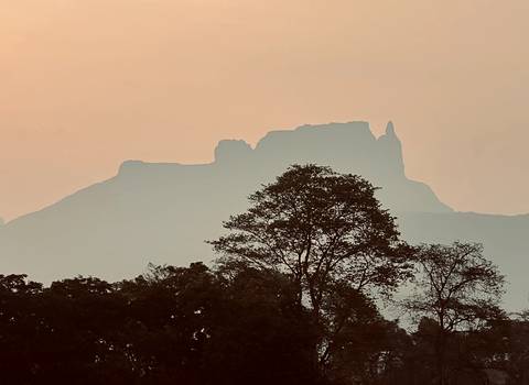 Silhouette of Malang Gad