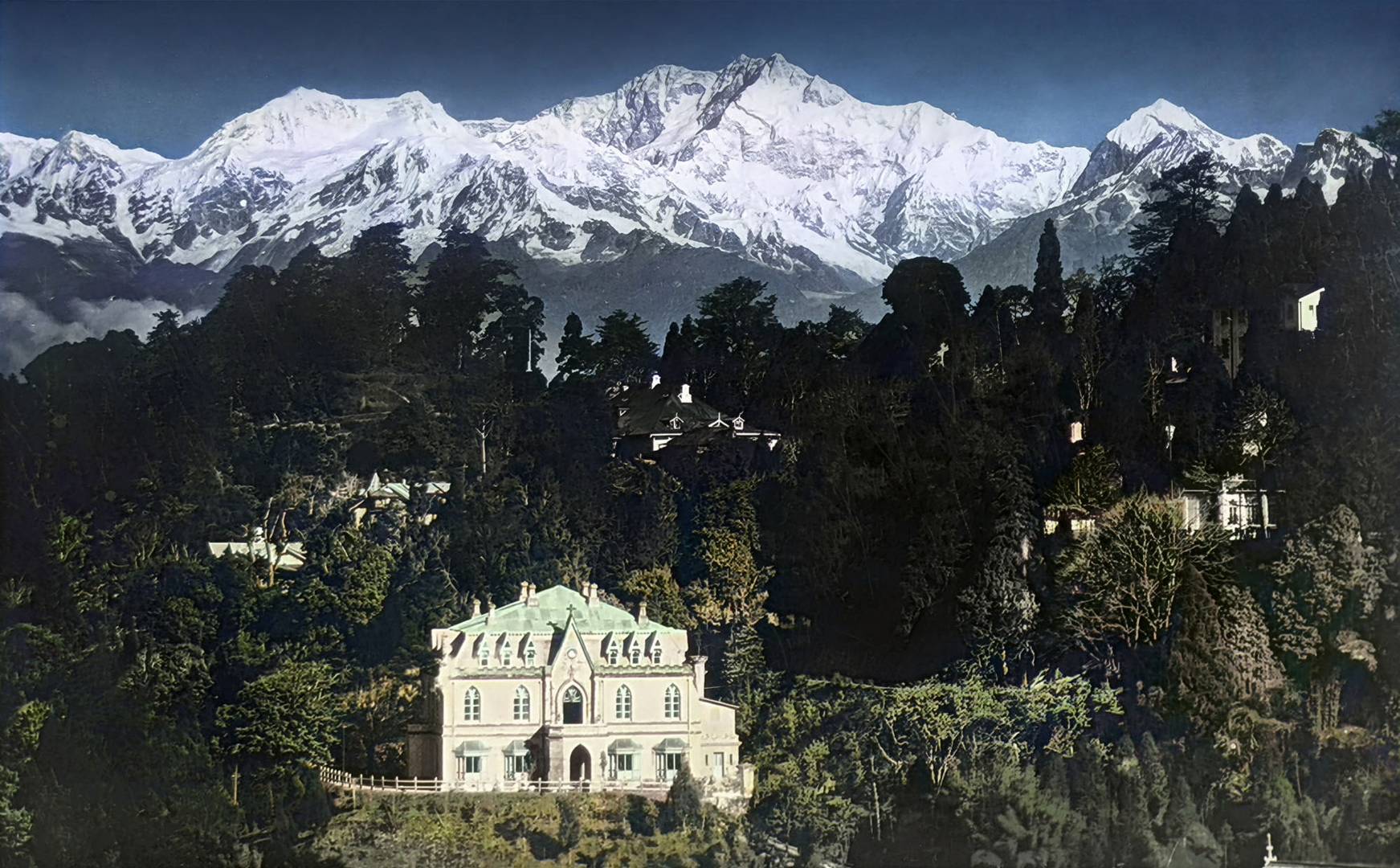 Darjeeling, View from Commercial Road, 1890s